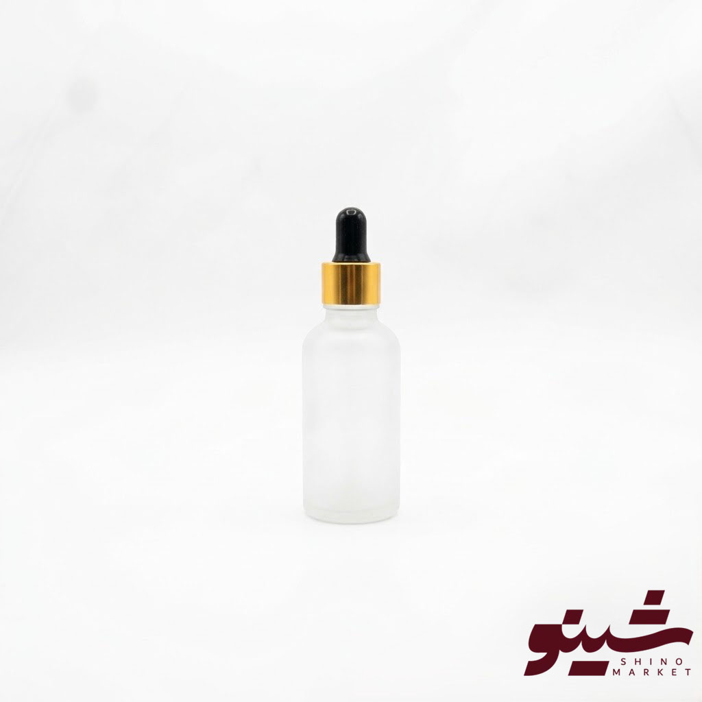 قطره چکان 30 میل درب مشکی طلایی بدنه مات